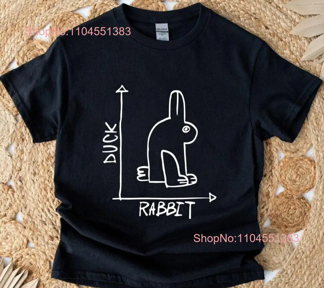 رجل مضحك تي شيرت أرنب بطة تصميم منتظم صالح المحملة حجم S-5XL #1