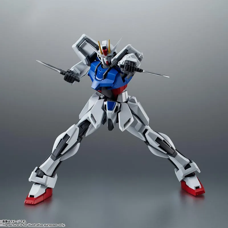 Bandai Gundam Modellbausatz Roboto Spirits Strike Anime Figur Gunpla Bausatz Gundam Sammlerstücke Actionfiguren Spielzeug Jungen Geschenk