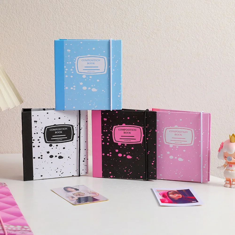 IFFVGX A8 Kpop Binder Photocard Holder Photo Album 1/2/3 Inch Idol Cards Collect Book Mini Pictures Storage Instax Album Cover