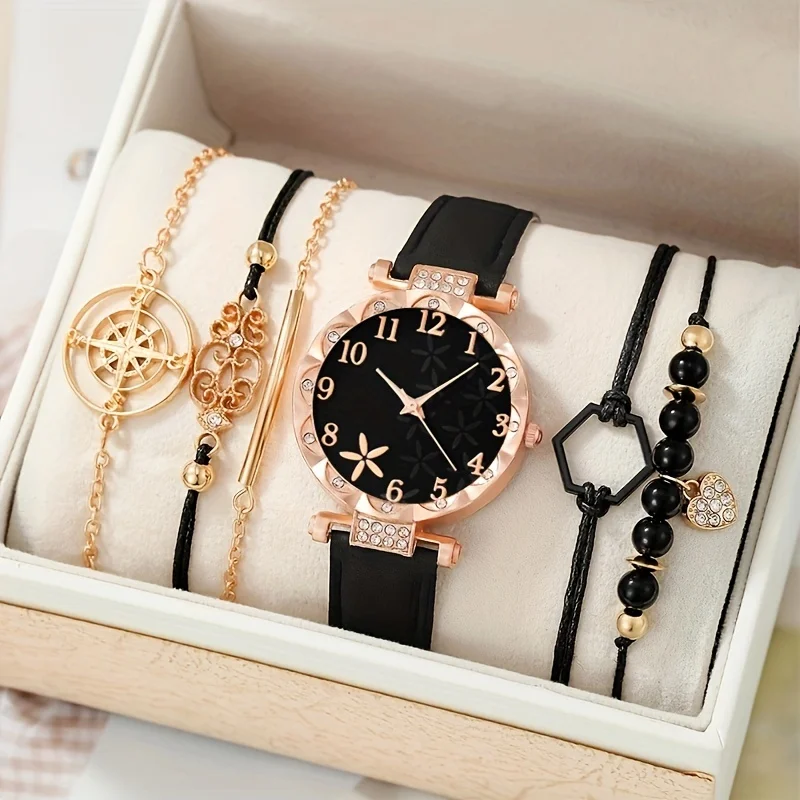 Watch 1Pc Jewelry Quartz Watches Round Fancy Sophisticated