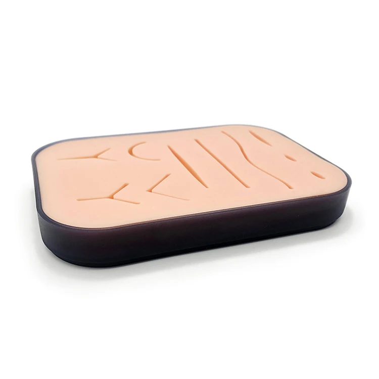 

Silicon Practice Simulation Wound Manufacturer Suture Pad for Medical Students Medical Science Teaching Resources