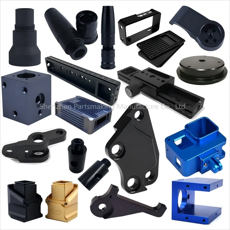 CNC Machined colour Anodized Aluminum Parts - OEM Customizable Alloy Components