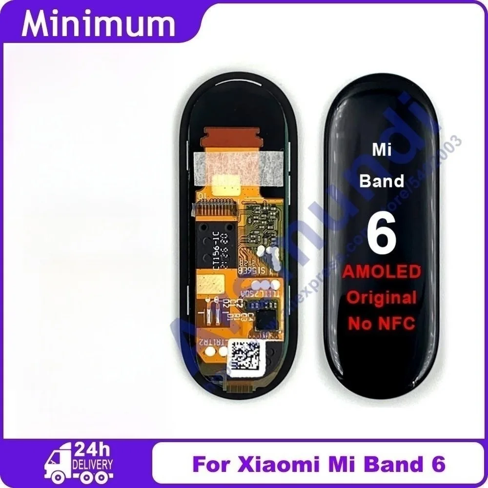 Original AMOLED For Xiaomi Mi Band 4 5 6 7 Smart Bracelet LCD Display Touch Screen Digitizer For Xiaomi Mi Band 8