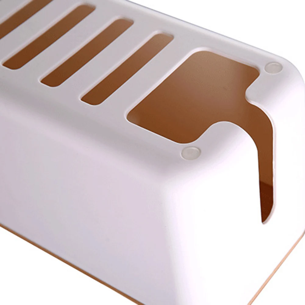 

Cable Management Box Wire Organizer Bins Protect Cables Power Line Storage Case Large Capacity with Lid for Home Office