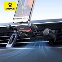 Baseus Car Phone Holder Auto Clamping Gravity Metal Air Vent Phone Mount Never Blocking Air Vent Clip Cell Phone Holder Car