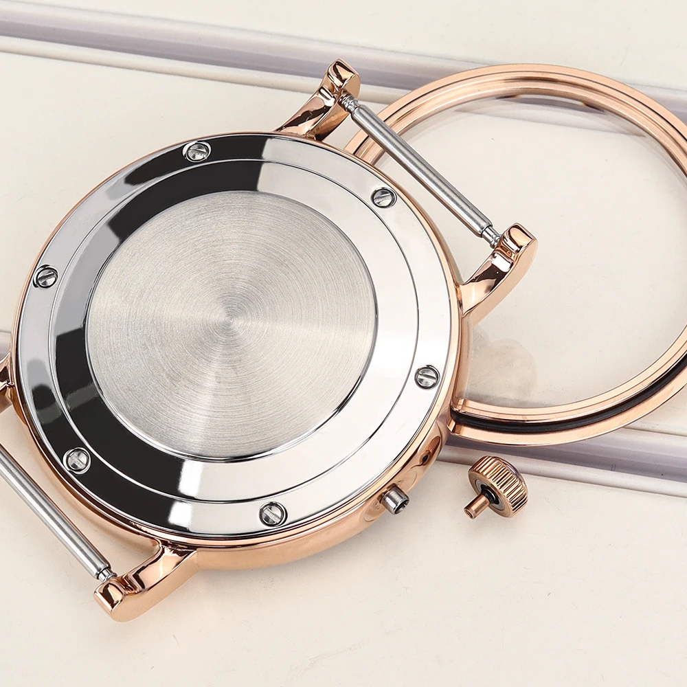 40-mm-Uhrengehäuse in hoher Qualität mit gewölbtem Saphirglas für ETA 2824 PT5000 Automatikwerk, DIY-Zubehörteil für 2824-Gehäuse – Detail 9