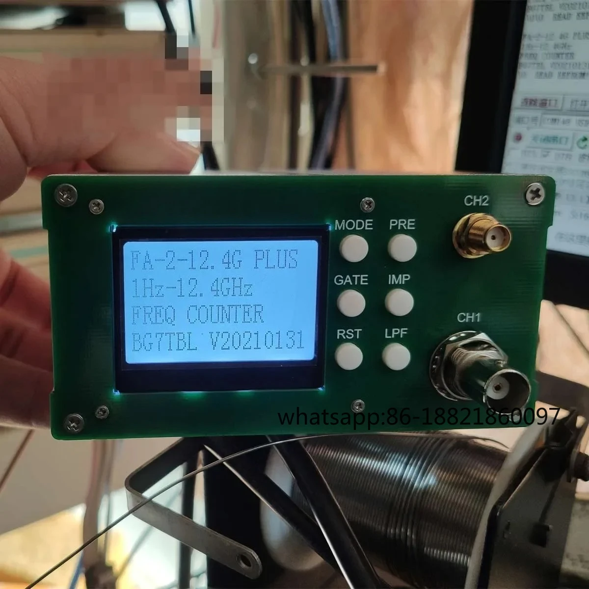 

Частотомер FA-2 Plus | Диапазон 1 Гц-6 ГГц/12,4 ГГц/16,5 ГГц — 11 бит/сек, 10 МГц OCXO + адаптер питания