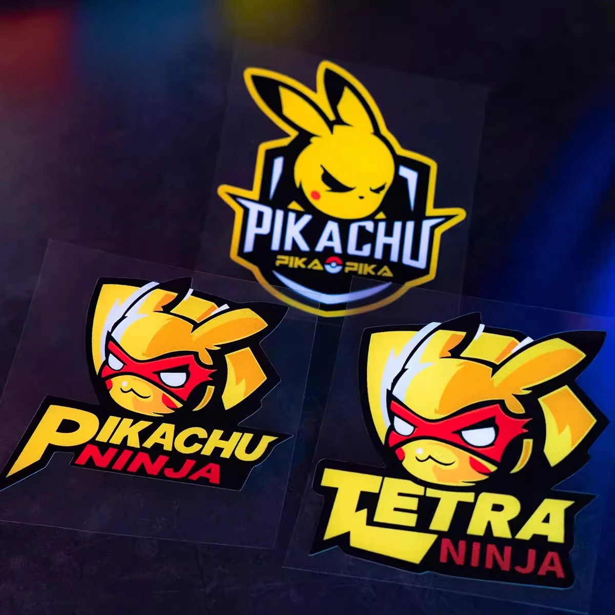 

Pikachu cover small scratches sticker body cartoon reflective car personality animation sticker trendy sticker