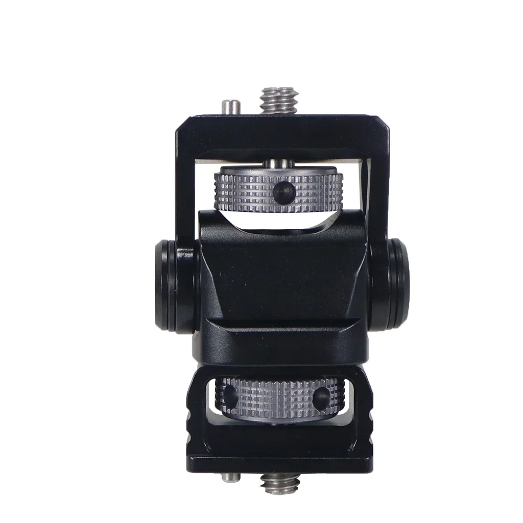 قطب وإمالة قابل للتعديل رصد جبل 1/4 3/8 أري المسمار ل ترايبود مدونة فيديو قوس هيئة التصنيع العسكري حامل مصباح ل Gopro Insta360 Action