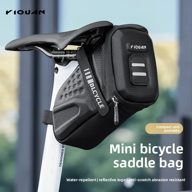 Bolsa trasera para bicicleta, bolsa para SILLÍN, bicicleta de carretera MTB, impermeable, carcasa dura de EVA, bolsa trasera para bicicleta de carretera, bolsa portaherramientas para ciclismo, accesorios para bicicleta