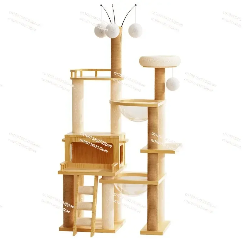 Cat Climbing  Nest Tree Integrated  Shelf  Toy Large Maine Puppet  Villa Toy Jumping Platform