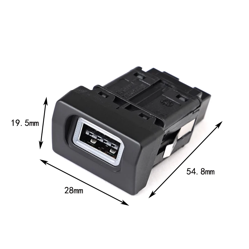 1PC Car Charger Socket USB Charging Outlet Power Adapter Phone For VW Volkswagen Skoda Superb 10-13 Accessorie