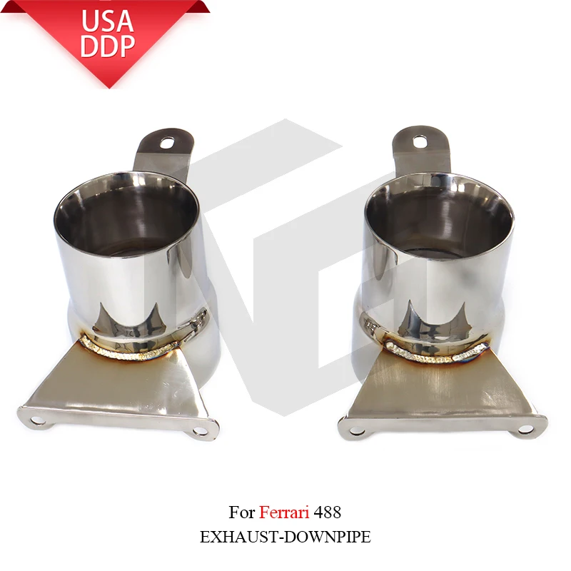 

ING Exhaust Accessories ss304 tips for Ferrari 488 New Styles Tail Throat Car rear Auto Refitting Part