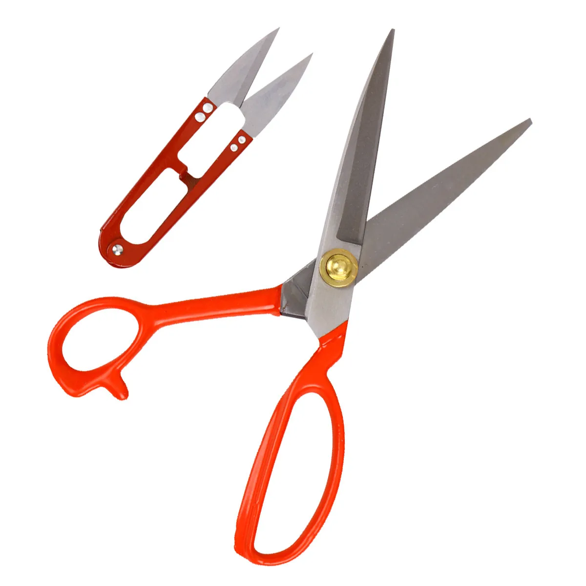 

Набор из 2-х U-образных ножниц для портных, 10 дюймов, для вышивания, с удобной ручкой, безопасный дизайн, миниатюрные портативные швейные инструменты для точной работы