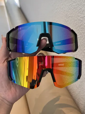 Randonnée 2 pièces cyclisme Anti lumière lunettes hommes femmes UV400 Anti-sable yeux protecteur nuances Sports de plein air lunettes Anti rayonnement lentille