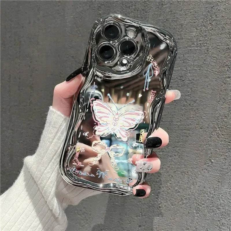 Butterfly Dance Phone Case For Samsung Galaxy A55 A35 A25 A15 A54 A24 A33 A34 A73 5G A32 A51 A52 A53 A71 A72 A30 A50soft