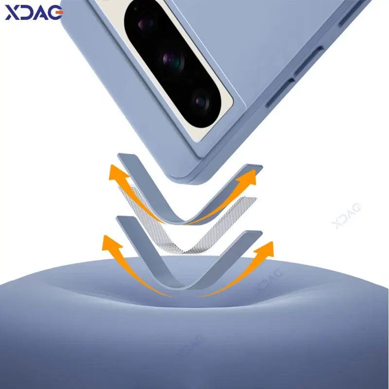 حافظة هاتف من السيليكون السائل المربع لهاتف جوجل بيكسل 8 برو 8A 5G جوجل 8 برو جوجل 8A Pixel8Pro Pixel8A حقيبة غطاء بطانة مزدوجة ناعمة