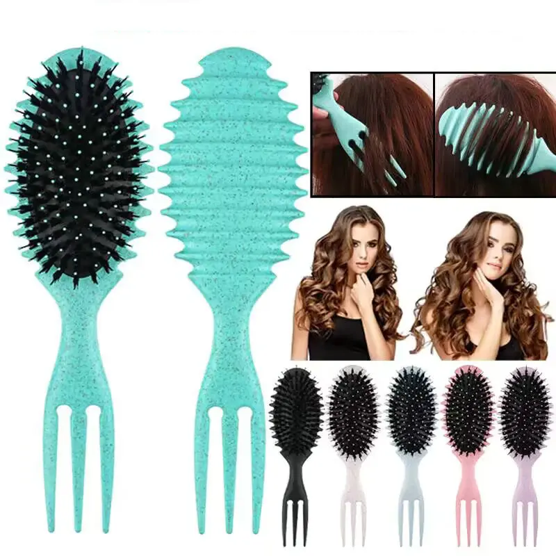 Curl defining brush Styling & Detangling Hair Brush for Shaping and Defining Curls with Less Pulling