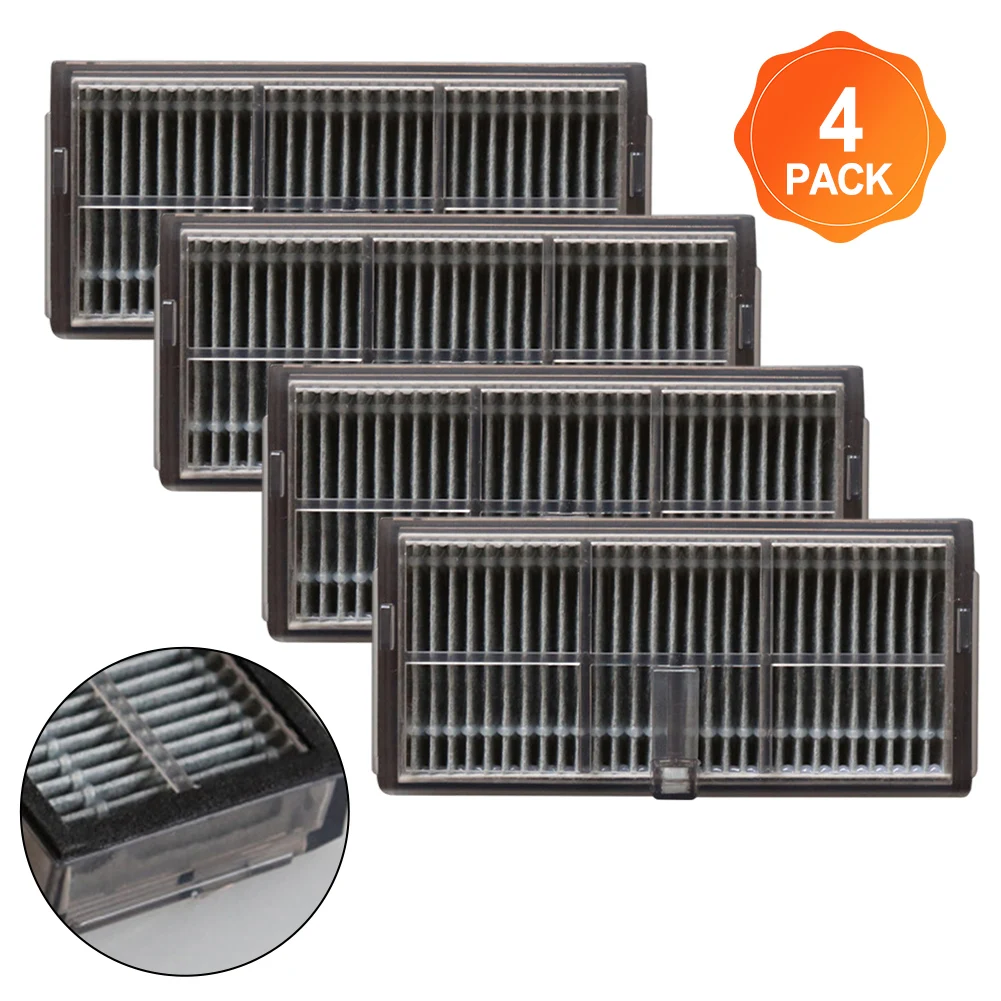 Для MOVA P10 Pro для ультра-пылесоса, аксессуары, набор фильтров из 4 штук, удобная установка, эффективная очистка