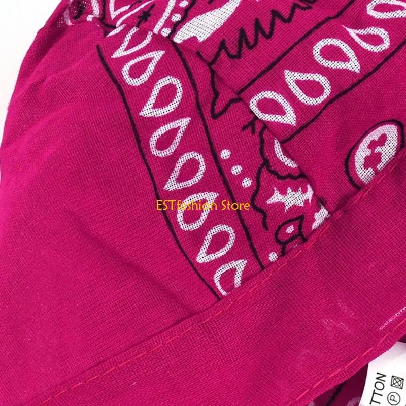 Y5GC Easy Wash Practical Fabric Pirate Bandana Cycling Caps For Sun Safety