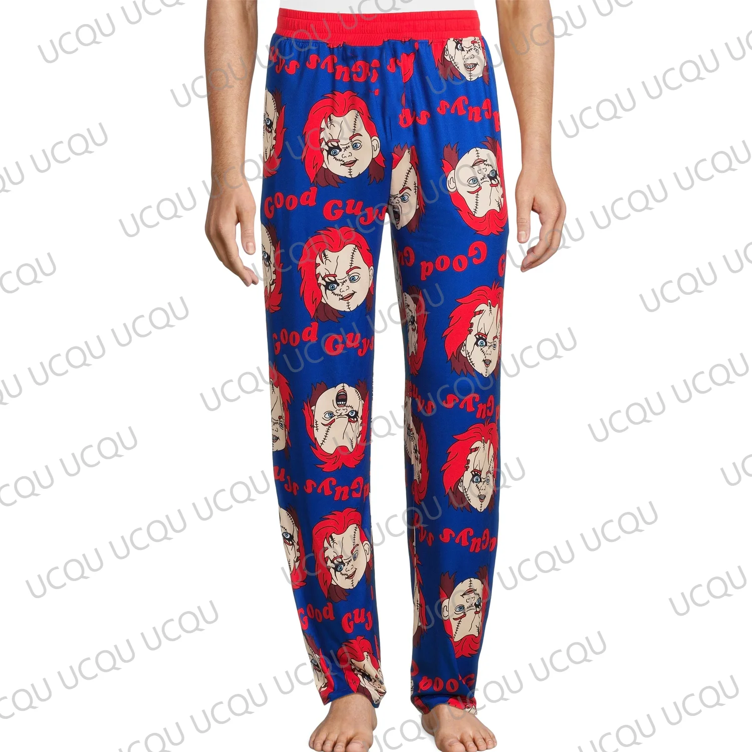 New Christmas Chucky Good Guys Mens and Big Mens Sleep Pants Oversized Adult/Kids Pajama Pants 3D Printed Pyjama Trousers