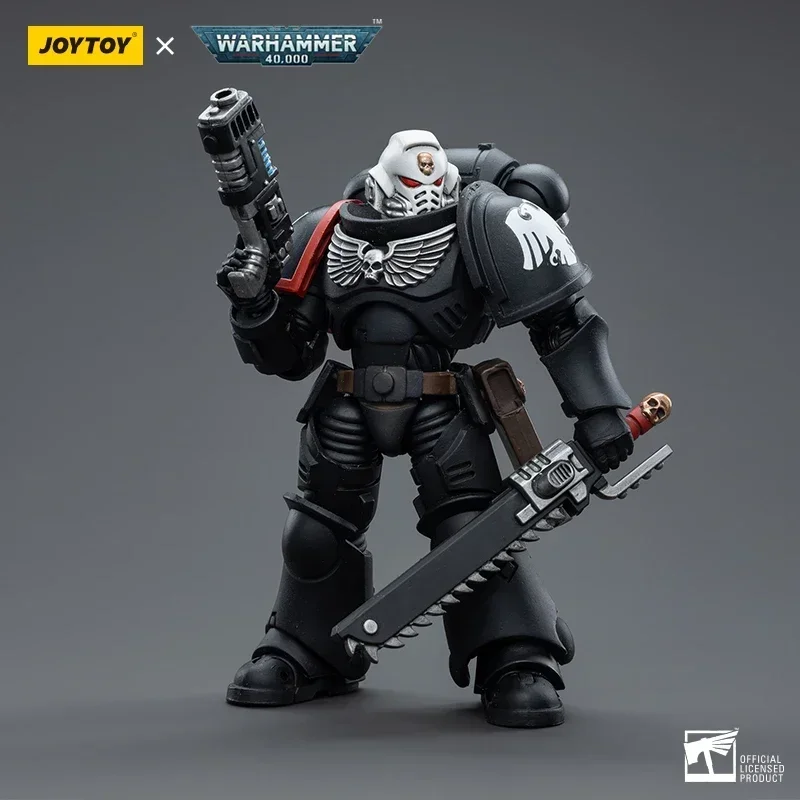 [EN STOCK] JOYTOY genuino Warhammer 40K1/18 Raven Guard Arbiter cuatro Anime modelo militar colección regalo figura juguete de dibujos animados