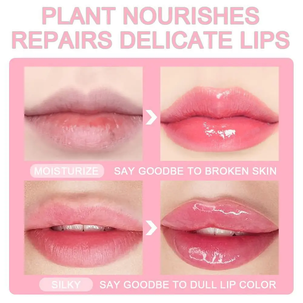 Lip Plumper Volumizer Lips Plumping Gloss Oil Moisturizing Lipstick To Increase Lips Pink Care Female Makeup Korean Cosmetics5ML