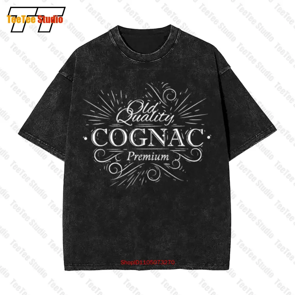 Old Quality Cognac Premium Retro Hip Hop Plus Size T-Shirt B64Q
