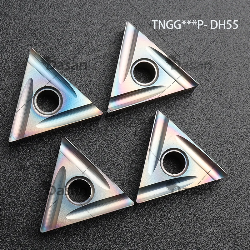 كربيد إدراج شفرة الحز والخشونة ، TNGG TNGG160402 TNGG160404 DH55 ، TNGG160402R F P TNGG160402L TNGG160404R tng160404l
