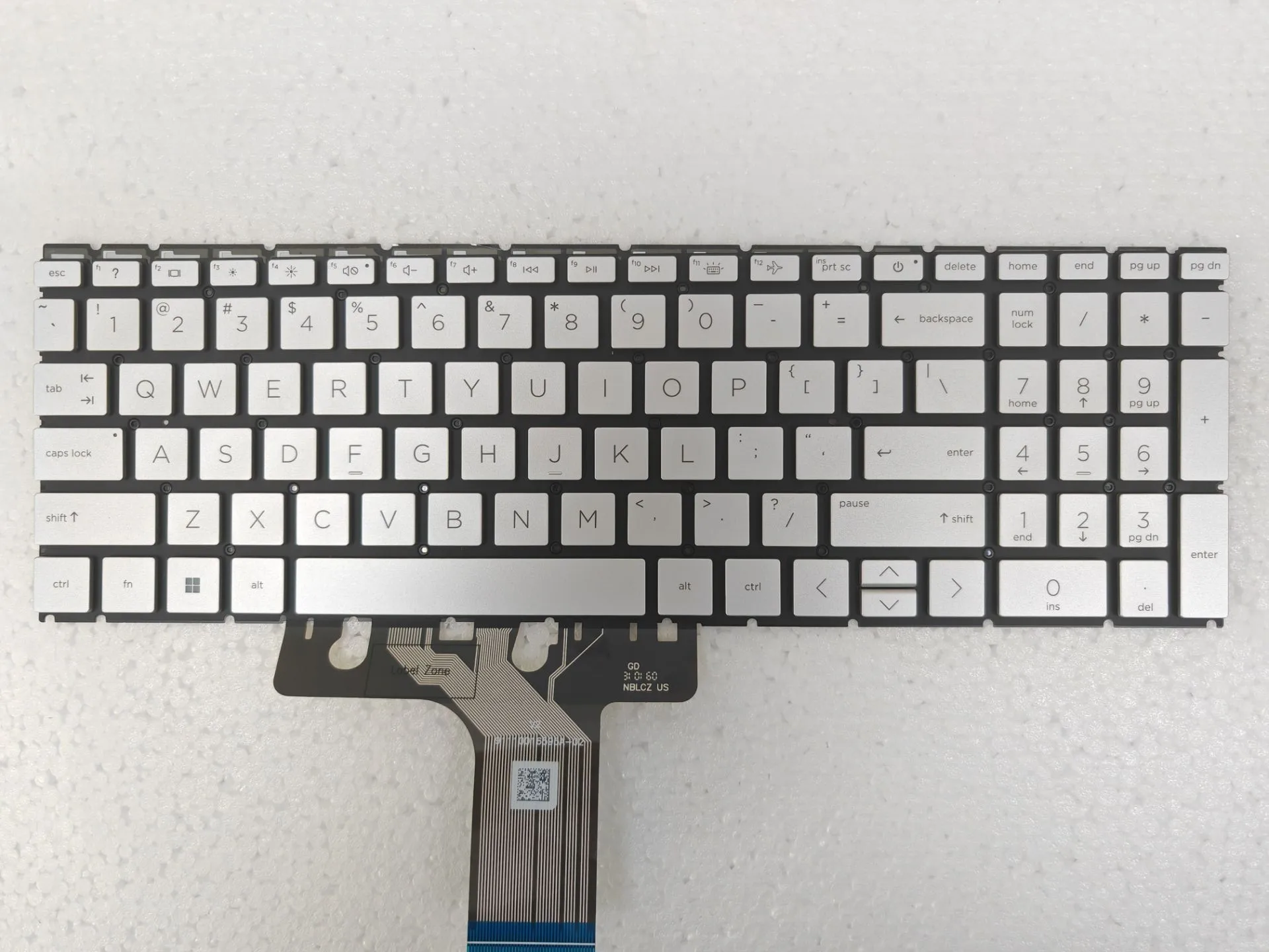 US Silver backlit Keyboard for HP 17-CN 17-CP 17S-CU 470 G8 TPN-L140 I140 I139 L139 TPN-Q246 Q245 15-EH 15-EG 15-ER 15M-EH