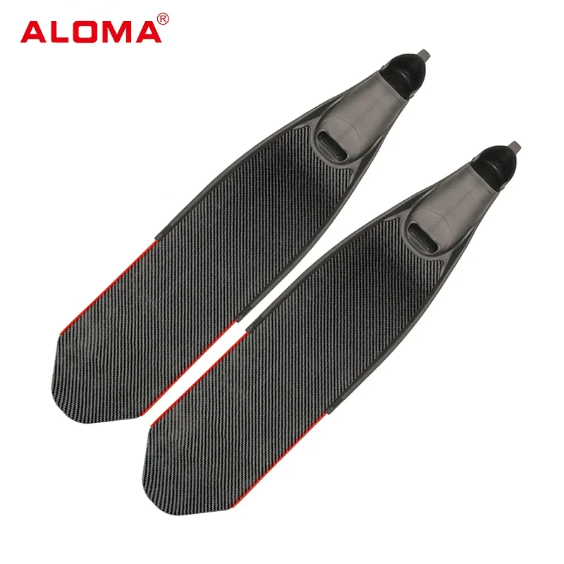 foot pocket long fins CE certified 5 sizes full foot diving flipper pure carbon fiber freediving fins