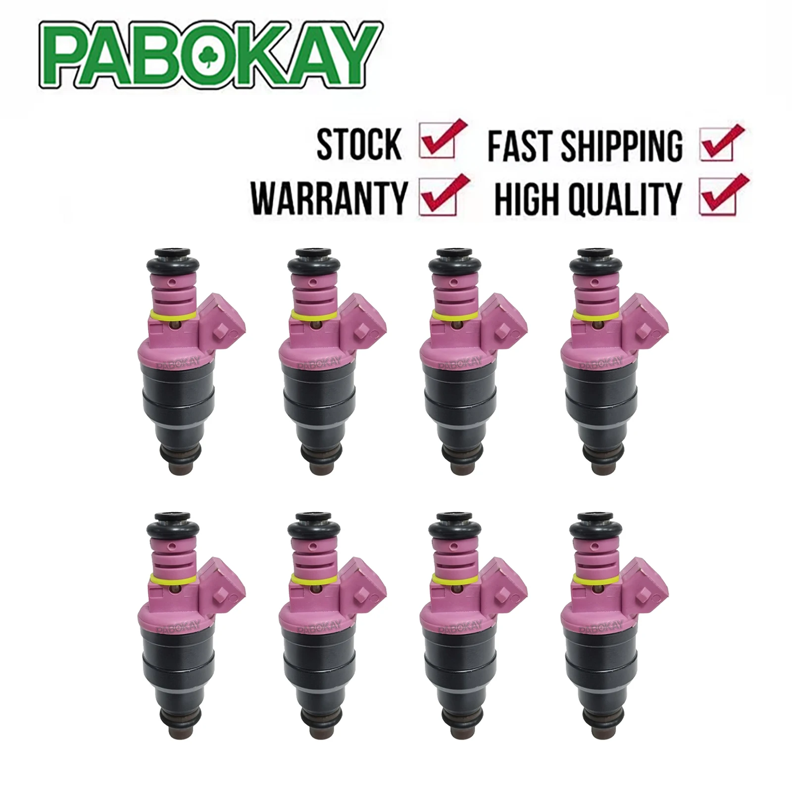 

8 PIECES X For HOLDEN COMMODORE VN VP VR VS REMANUFACTURED V8 FUEL INJECTORS 0280150960 0280150766 0280150769 0280150779