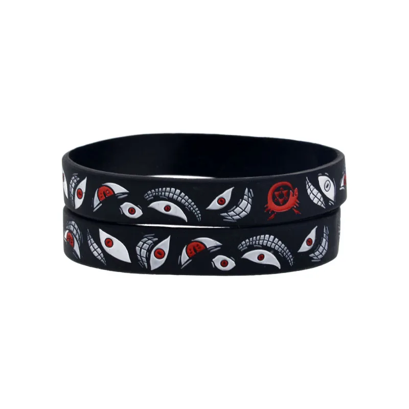 

50 Pcs Fullmetal Alchemist Silicone Wristband Edward Elric Anime Merch Support Bracelet FMA Comic Con Cosplay Accessory Fan Gift