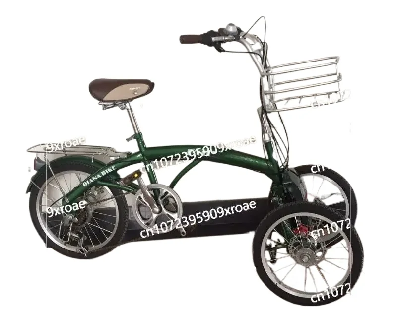 

Повседневный амортизатор для пожилых людей 6, трехколесный велосипед с регулируемой скоростью и обратным ходом