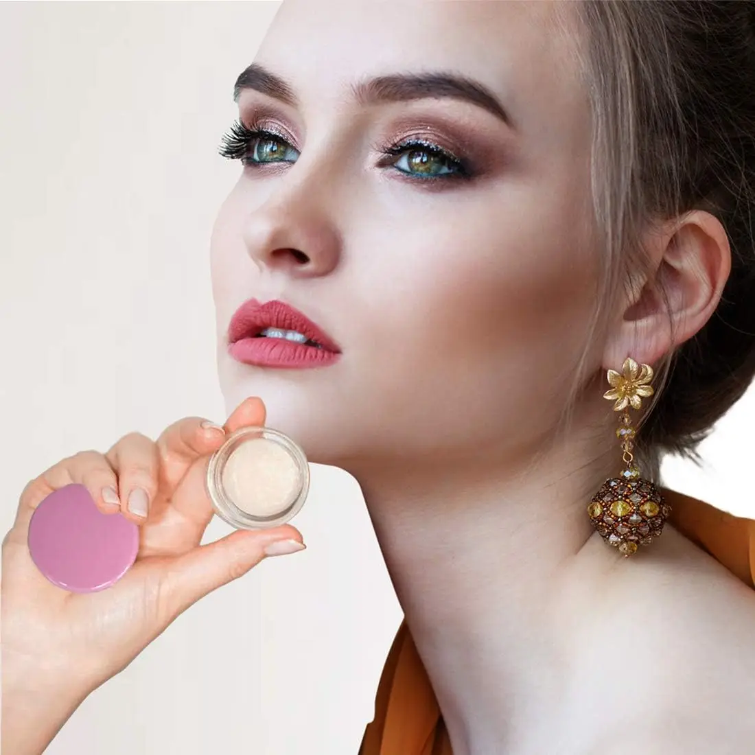 50 Stück 15g Kleine Probenbehälter Make-up Plastikdosen mit Deckeln Reise-Leerflaschen Make-up-Organizer Aufbewahrung – Detail 6