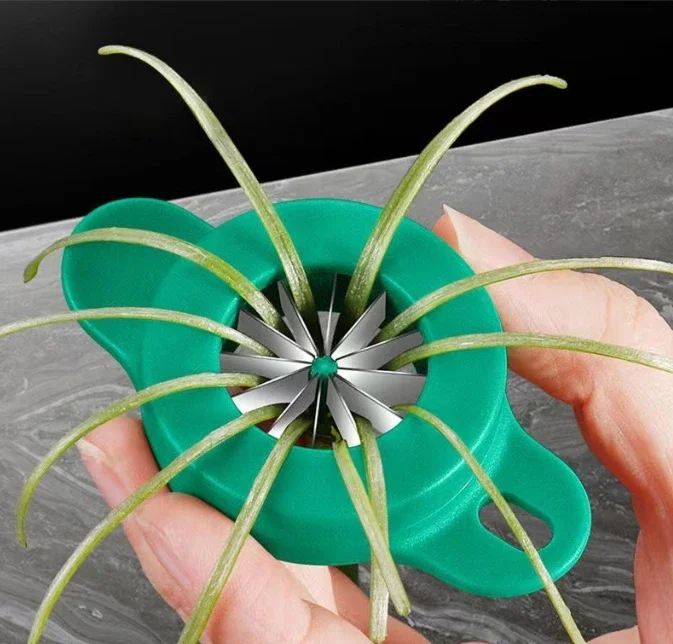 Easy Manual Green Onion Cutter Superfine Onion Flower Shredded Slicer Grater Vegetable Shredder Kitchen Accessories