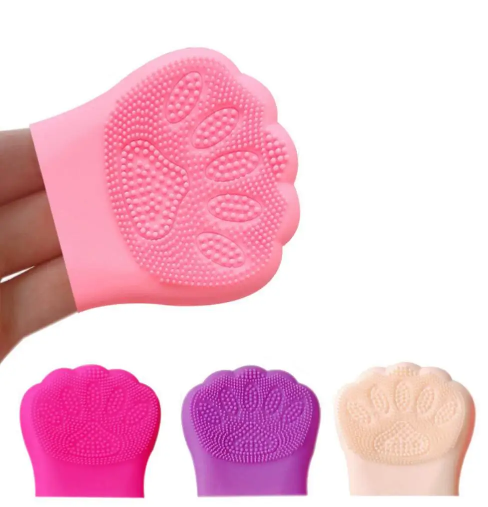 Cleaning Massage Silicone Brush Deep Cleaning Pores Gentle Exfoliation Hair Face Washing Pad Skin Care Beauty Tool Perfect Gift