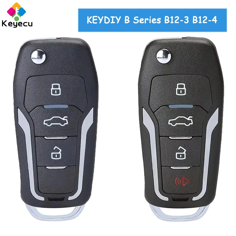 

KEYECU KEYDIY KD B Series P/N: B12-3/B12-4 для универсального дистанционного ключа автомобиля Ford Style, поддерживаемый KD900 KD900+ URG200 KD-X2