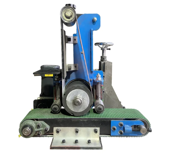 Small Belt Conveyor Flat Steel Grinder Metal Sheet Polisher