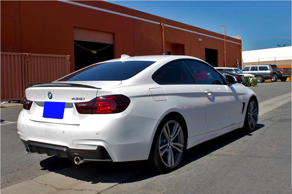 P Style ABS Rear Roof Spoiler Trunk Lip Wing For BMW F32 4 Series 2 Door Coupe 2014 2015 2016 - UP 420i 428i 430i