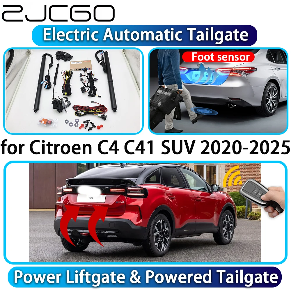 

ZJCGO for Citroen C4 C41 SUV 2020-2025 OEM Automatic Power Liftgate Powered Tailgate Intelligent System Trunk Control Lift Kit