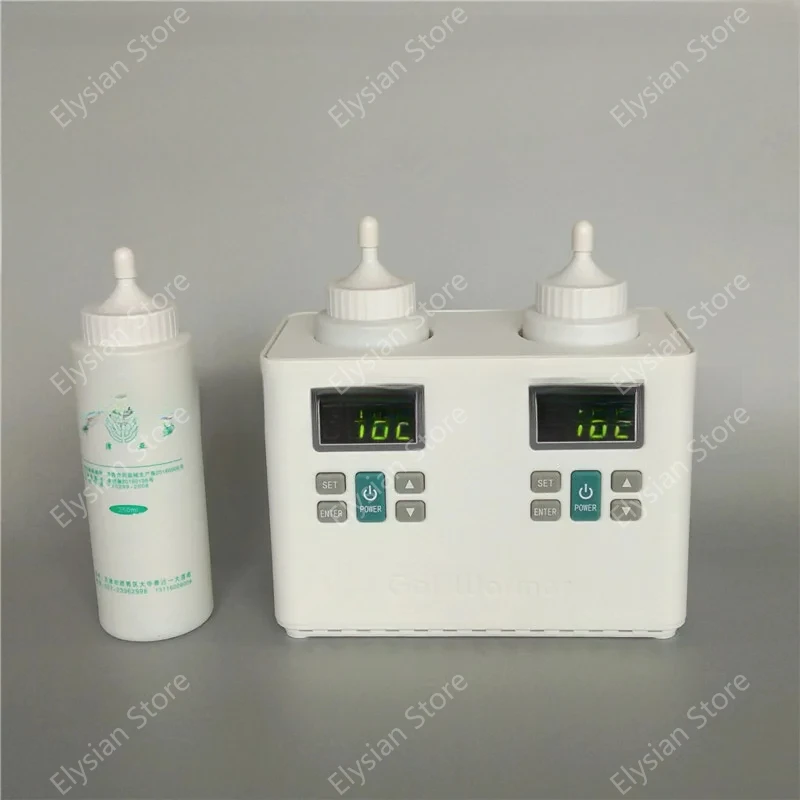 Promotion led digital display single or double ultrasound gel warmer couplant heater