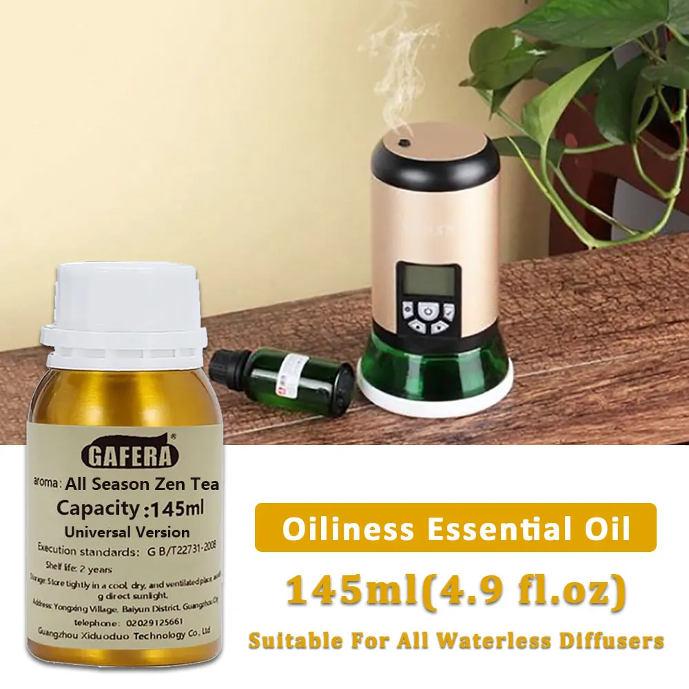 GAFERA 145ml (4.9 fl.oz) All Season Zen Tea/Shangri-La Fragrance Essential Oils Supplement For Fragrance Machine, Aroma Diffuser