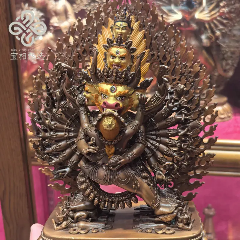 Daweide King Kong pure copper gilt Buddha statue copper treasure selection t1 Tibetan Tantra Buddhist Hall
