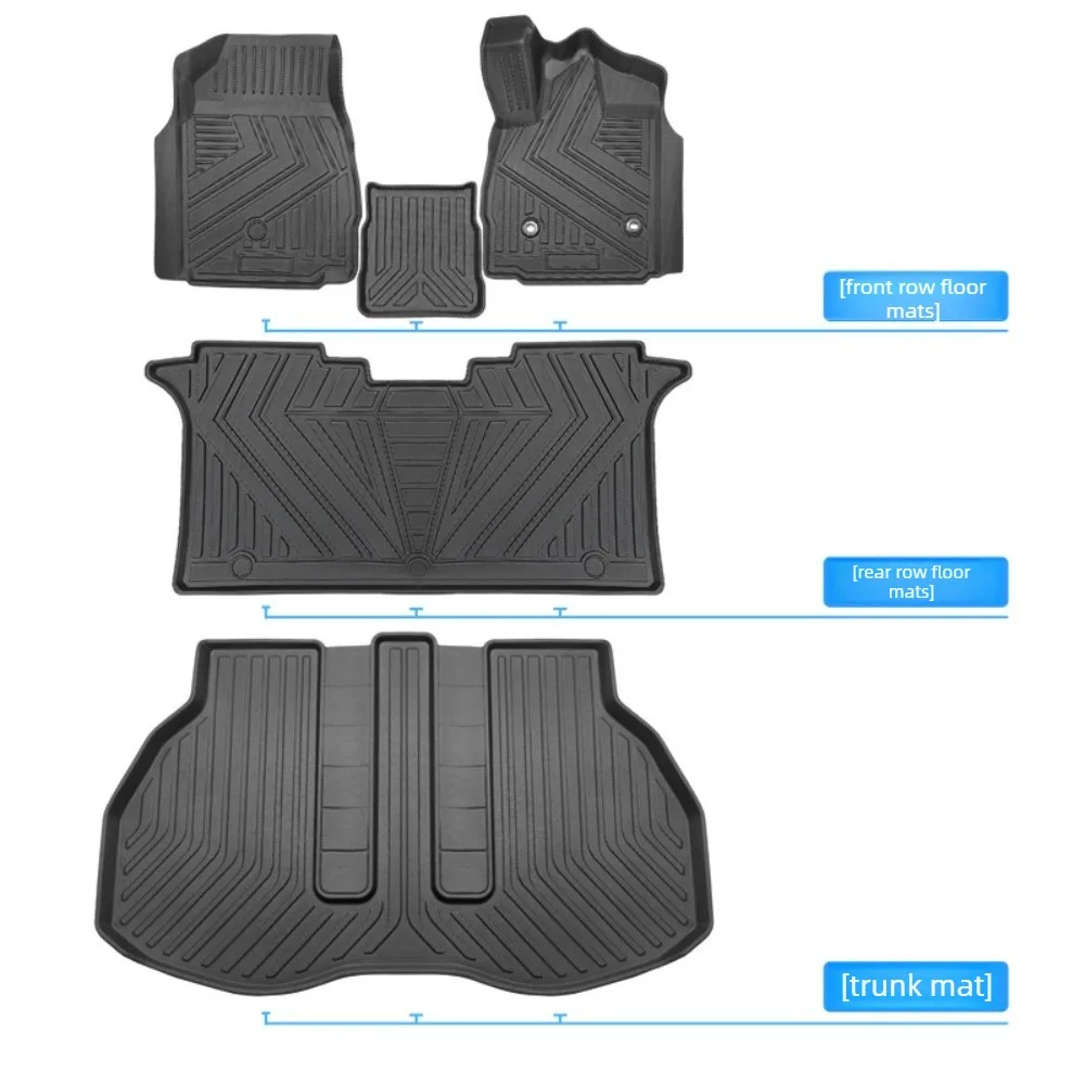 For Toyota Alphard 30 Series and 40 Series RHD environmentally friendly waterproof and wear-resistant TPE floor mats