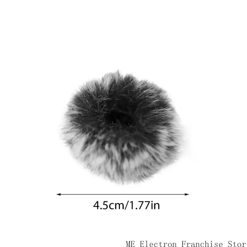 T5ea Microfone lapela pára -brisas lapela lapido pára -brisas pára -brisa peludo pára -brisa para o sem fio