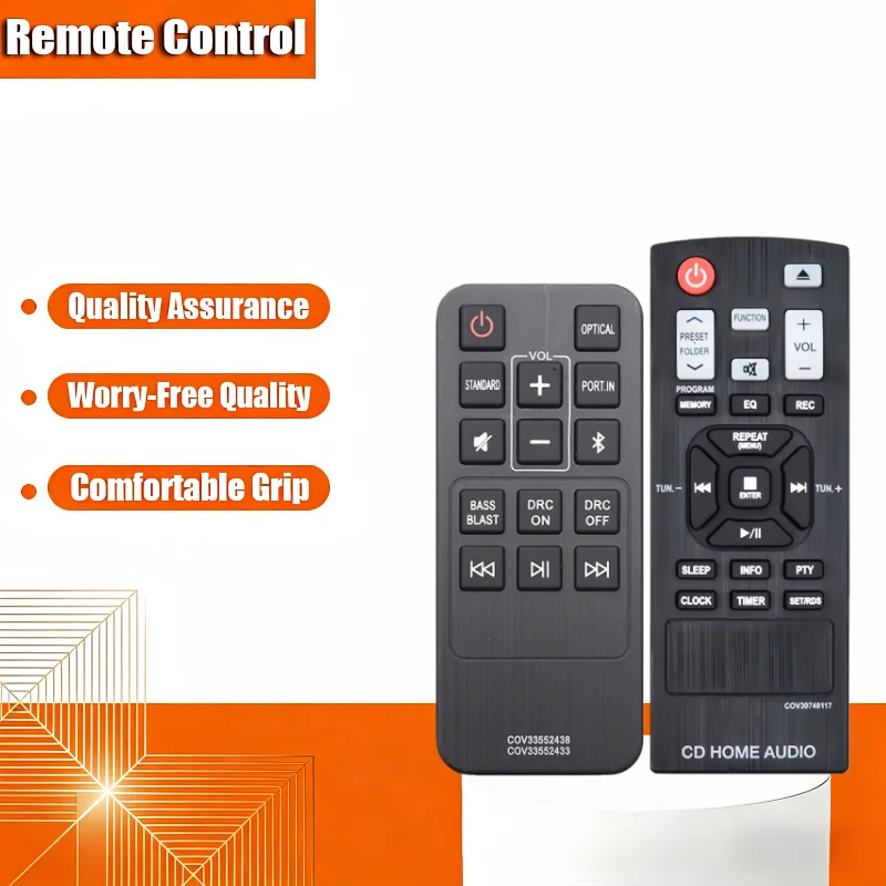 

ABVO-COV33552438 COV33552433 Remote Control Replacement For 2.0 Channel Compact Sound Bar SK1