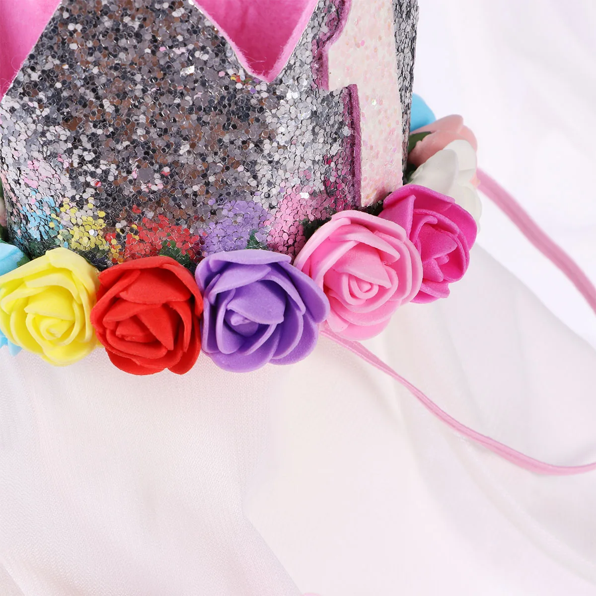 

Colorful Birthday Pet Hat Soft Material Adjustable Clip Fits Small Pets Chihuahua Yorkie Maltese Beagle Pekingese Terrier