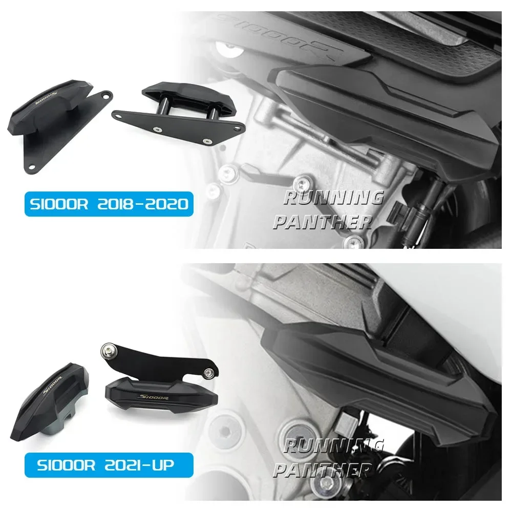 For BMW S1000R S 1000 R 1000R 2021 2022 Motorcycle Anti-Fall Glue Frame Sliders Falling Protection Guard Pads Kit 2018 2019 2020