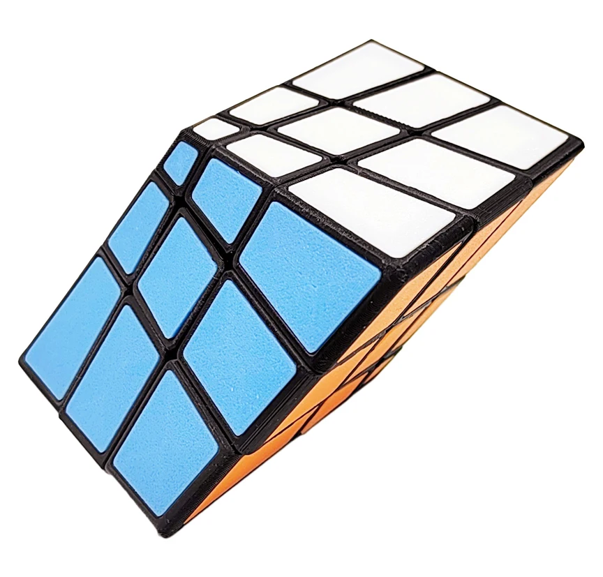 Zepuzzles スクイーズ 3x3 ホワイトタイル付きマジックキューブ スクイーズ 3x3 6 色タイル付きスピードキューブプロフェッショナルパズルおもちゃキッズギフト